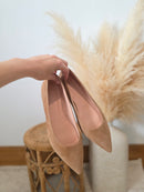 J.Crew Suede Pointed Flats (9.5)