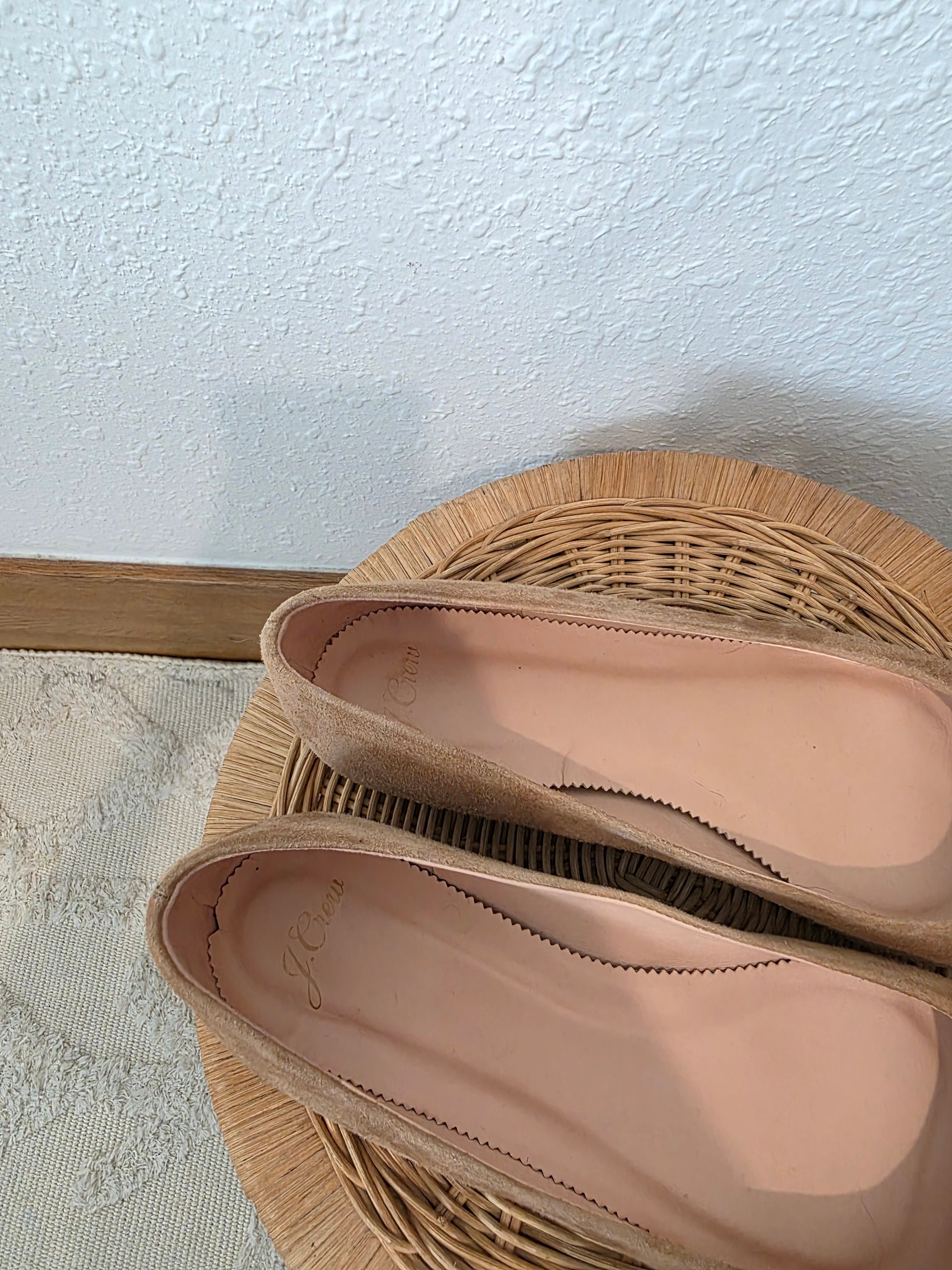 J.Crew Suede Pointed Flats (9.5)