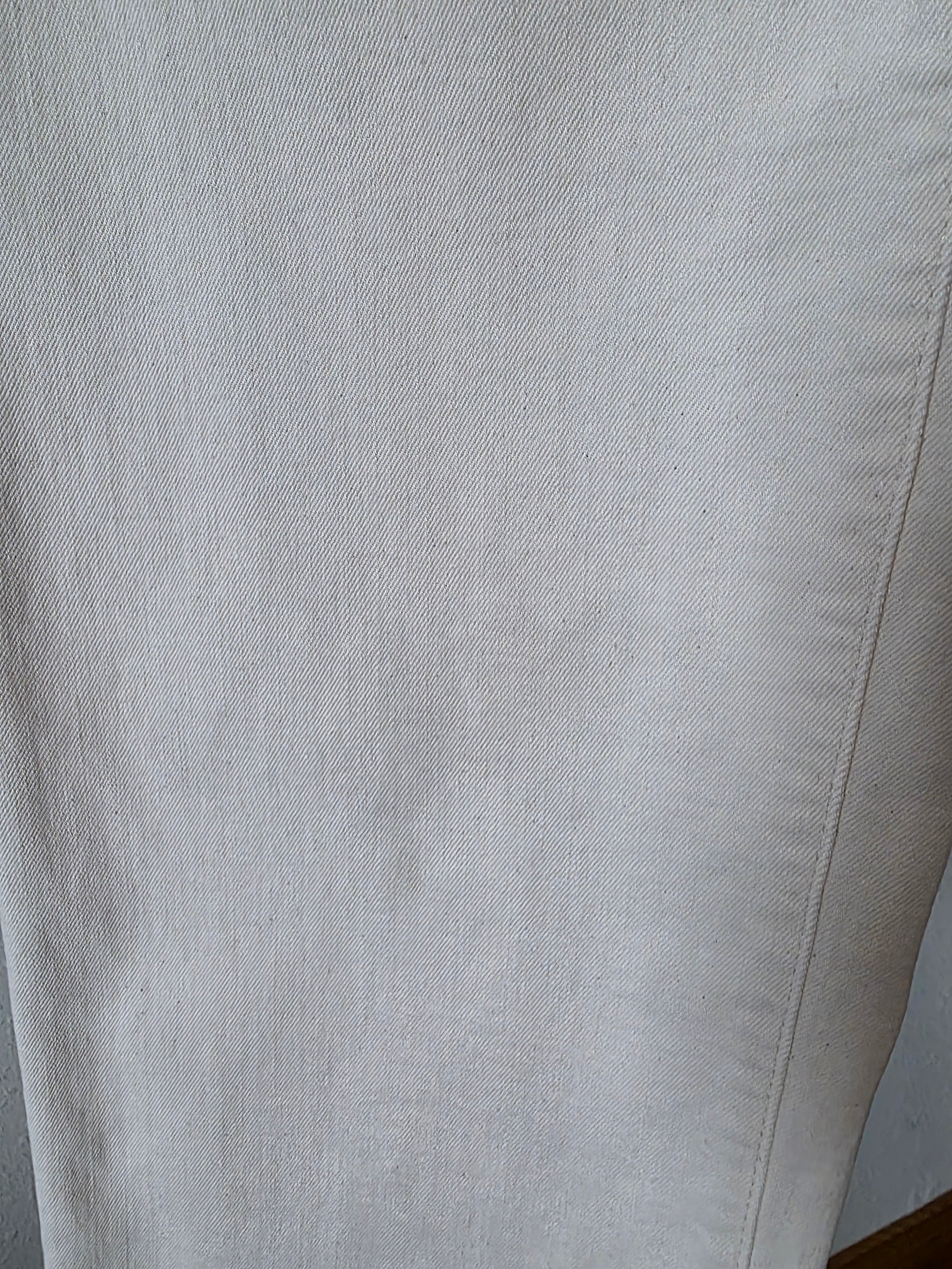 Madewell Ecru Wide Leg Jeans (25)