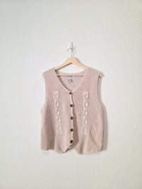 Vintage Knit Sweater Vest (L)