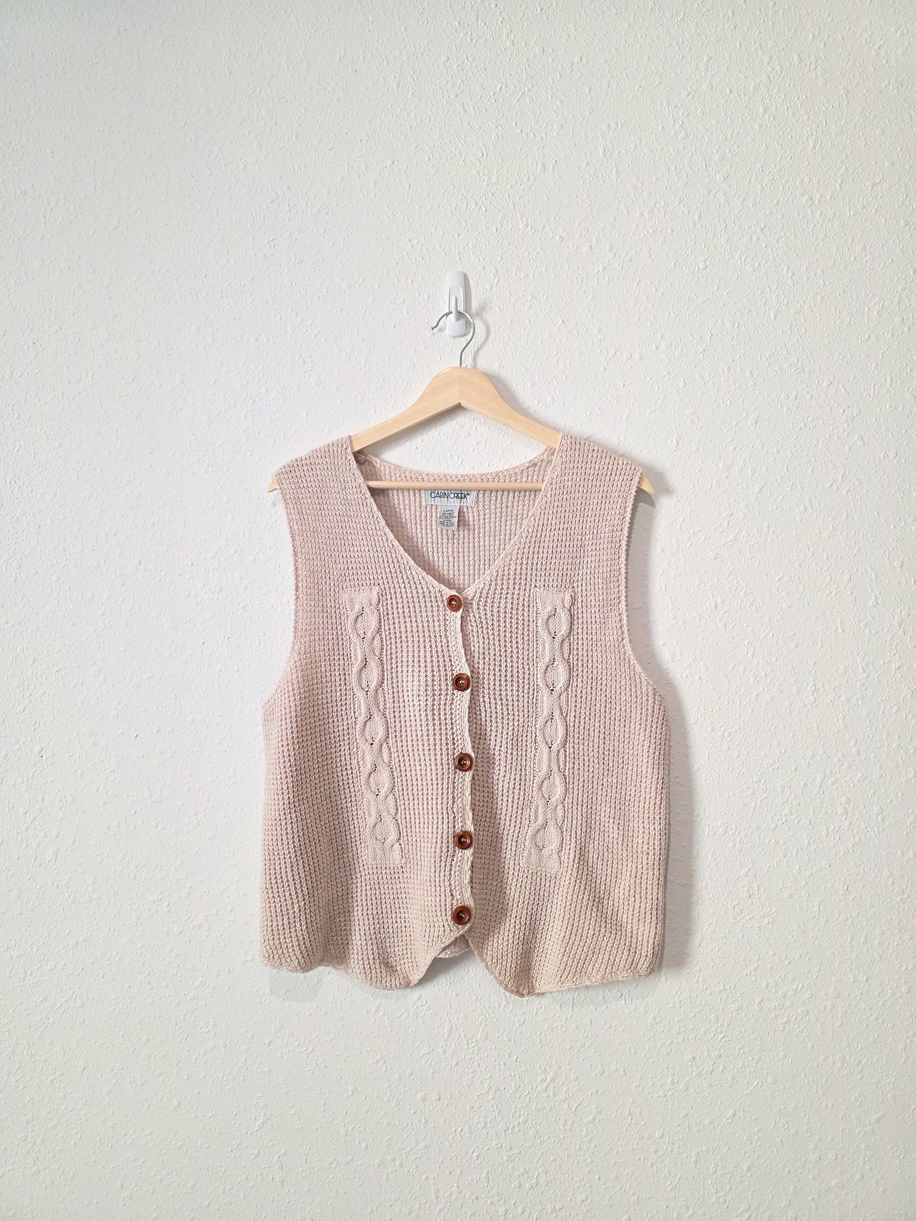 Vintage Knit Sweater Vest (L)