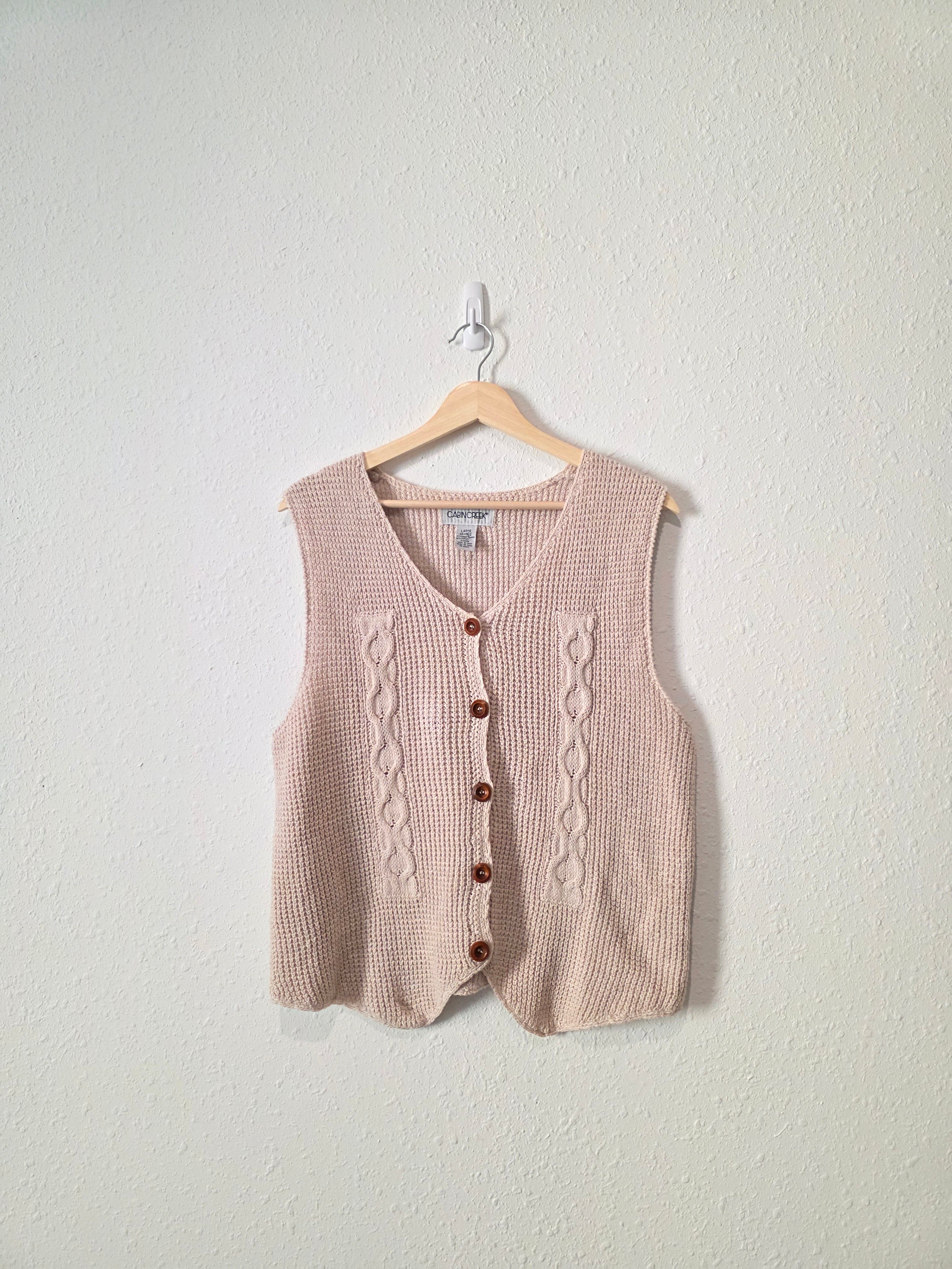 Vintage Knit Sweater Vest (L)