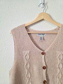 Vintage Knit Sweater Vest (L)