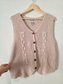 Vintage Knit Sweater Vest (L)