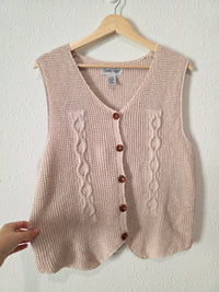 Vintage Knit Sweater Vest (L)