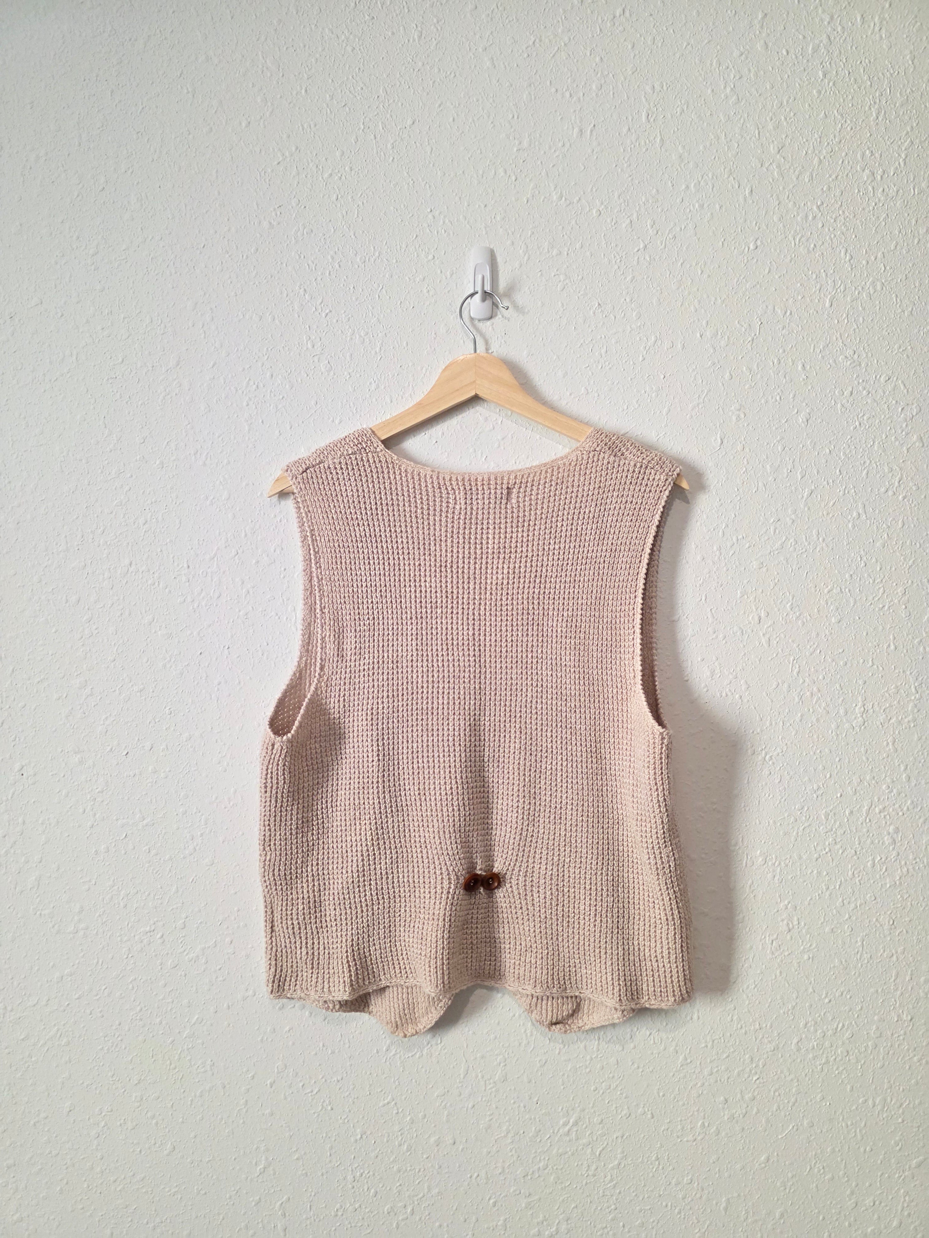 Vintage Knit Sweater Vest (L)