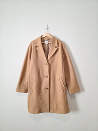 Gap Camel Button Up Coat (XXL)