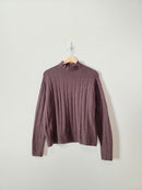 J.Crew Brown Mockneck Sweater  (S)