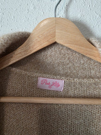 Pink Lily Long Sweater Coat (M)