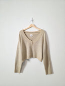 BDG Crop V Neck Sweater (M)