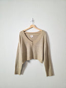 BDG Crop V Neck Sweater (M)
