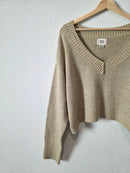 BDG Crop V Neck Sweater (M)