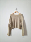 BDG Crop V Neck Sweater (M)