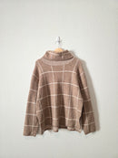 Madewell Checkered Turtleneck Sweater (L)