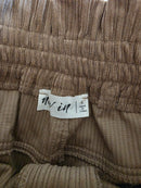 Brown Corduroy Straight Pants (L)