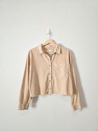 Cotton Corduroy Button Up (S)