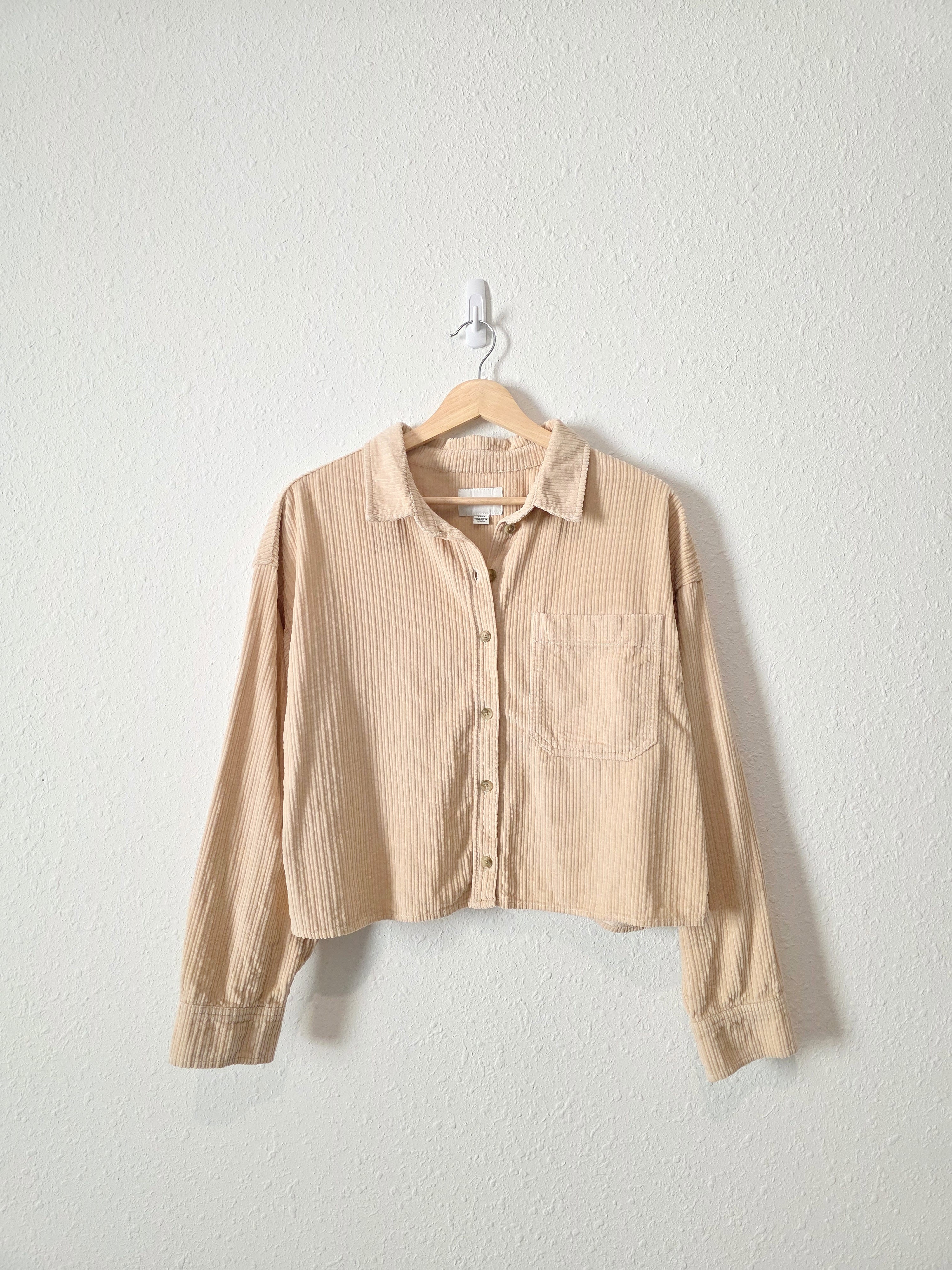 Cotton Corduroy Button Up (S)