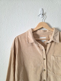 Cotton Corduroy Button Up (S)