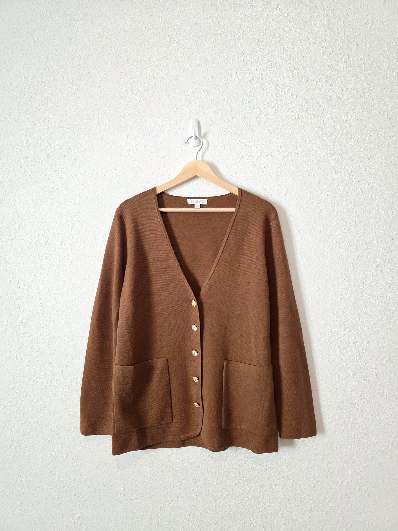 J.Crew Brown Sweater Blazer (XS)