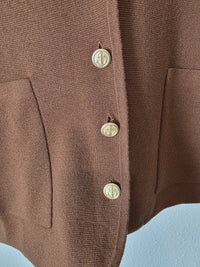 J.Crew Brown Sweater Blazer (XS)