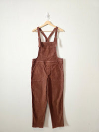 Aerie Corduroy Straight Overalls (S)