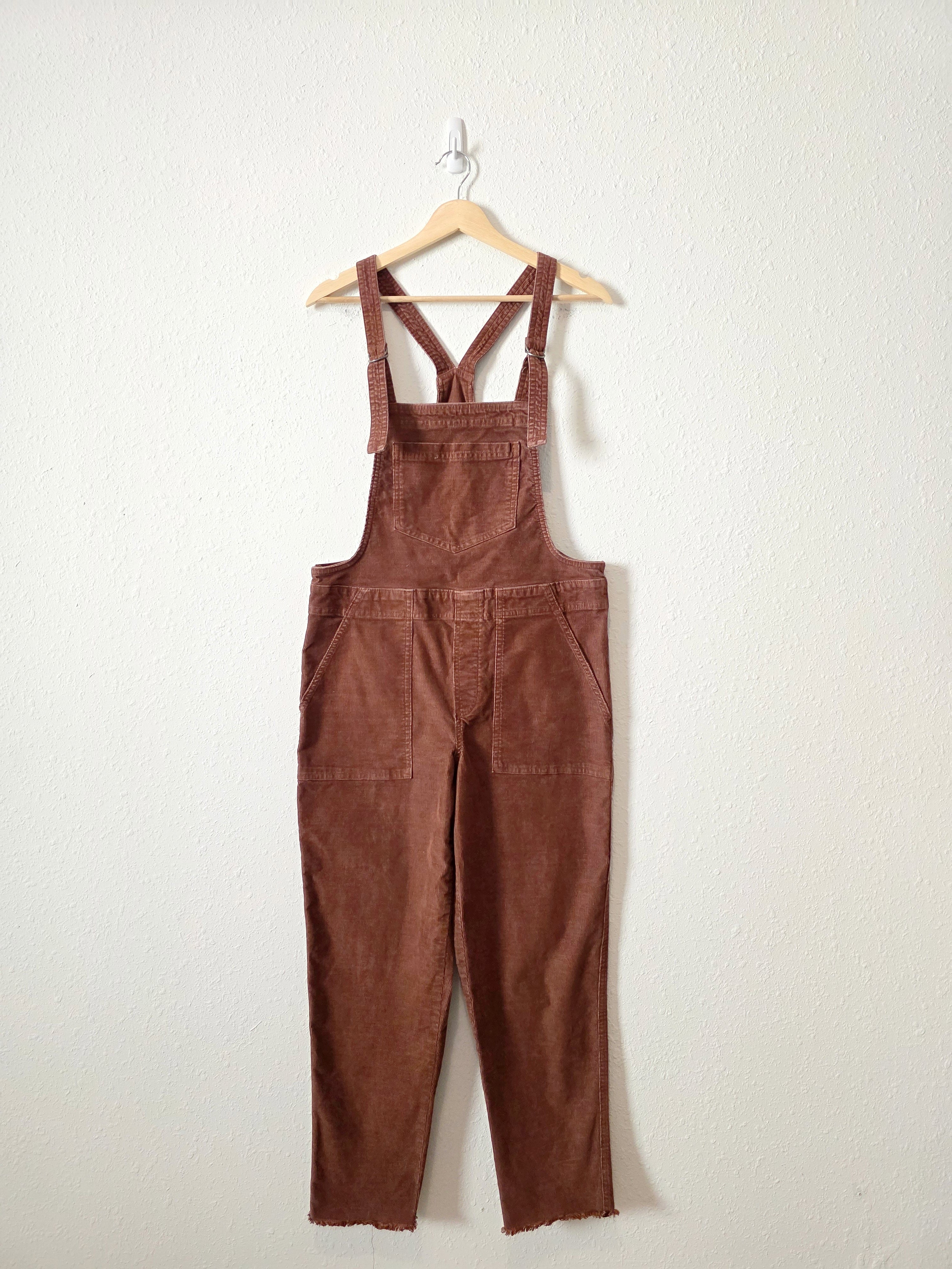 Aerie Corduroy Straight Overalls (S)