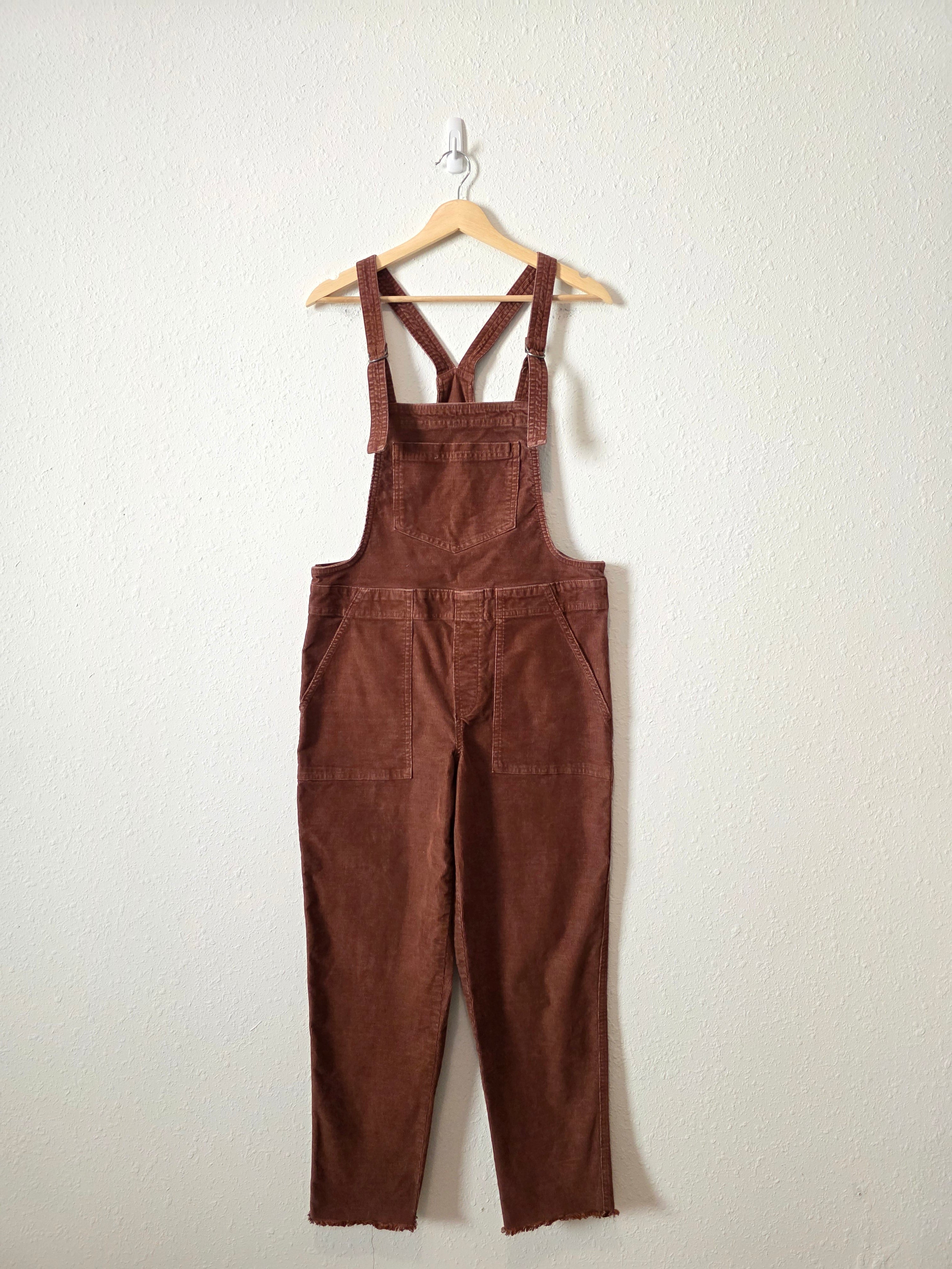 Aerie Corduroy Straight Overalls (S)