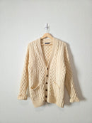 Brandy Melville Cable Knit Wool Cardigan (S/M)