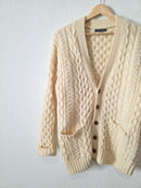 Brandy Melville Cable Knit Wool Cardigan (S/M)