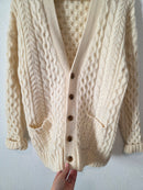 Brandy Melville Cable Knit Wool Cardigan (S/M)