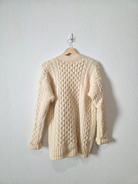 Brandy Melville Cable Knit Wool Cardigan (S/M)
