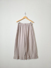 Grade & Gather Gauze Wide Leg Pants (M)