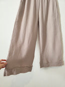 Grade & Gather Gauze Wide Leg Pants (M)