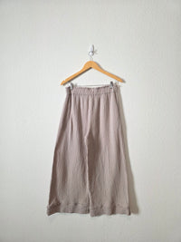 Grade & Gather Gauze Wide Leg Pants (M)