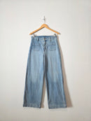 Light Wash Wide Leg Jeans (8)