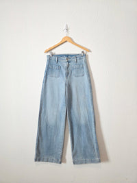 Light Wash Wide Leg Jeans (8)