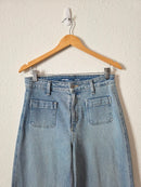 Light Wash Wide Leg Jeans (8)