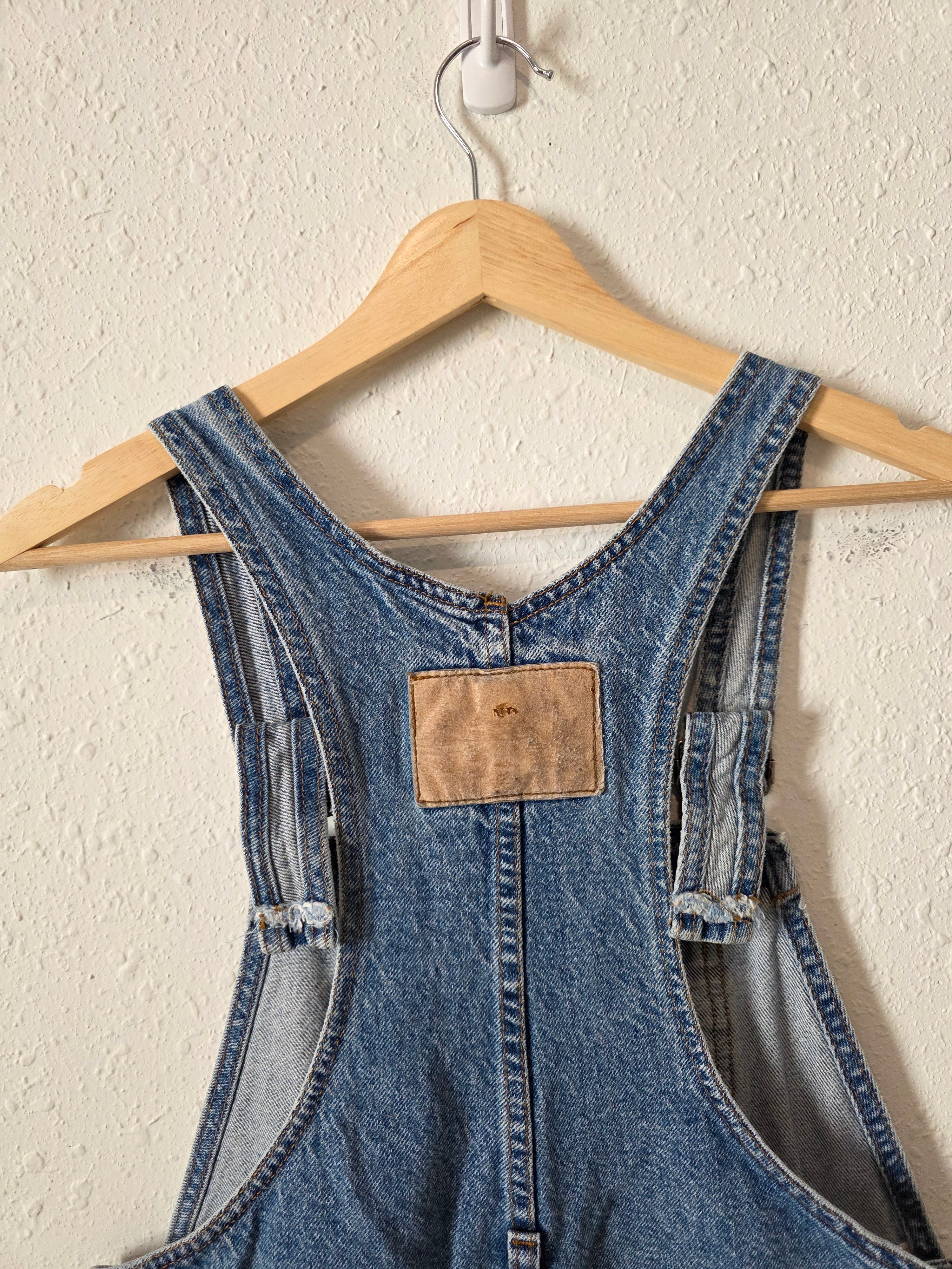 Vintage Denim Straight Overalls (M)