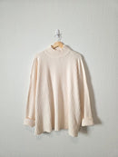 NEW Loft Ribbed Mockneck Sweater (XL)