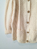 Chunky Fisherman Cardigan Sweater (S-L)