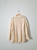 Chunky Fisherman Cardigan Sweater (S-L)