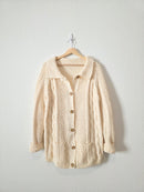 Chunky Fisherman Cardigan Sweater (S-L)
