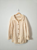 Chunky Fisherman Cardigan Sweater (S-L)