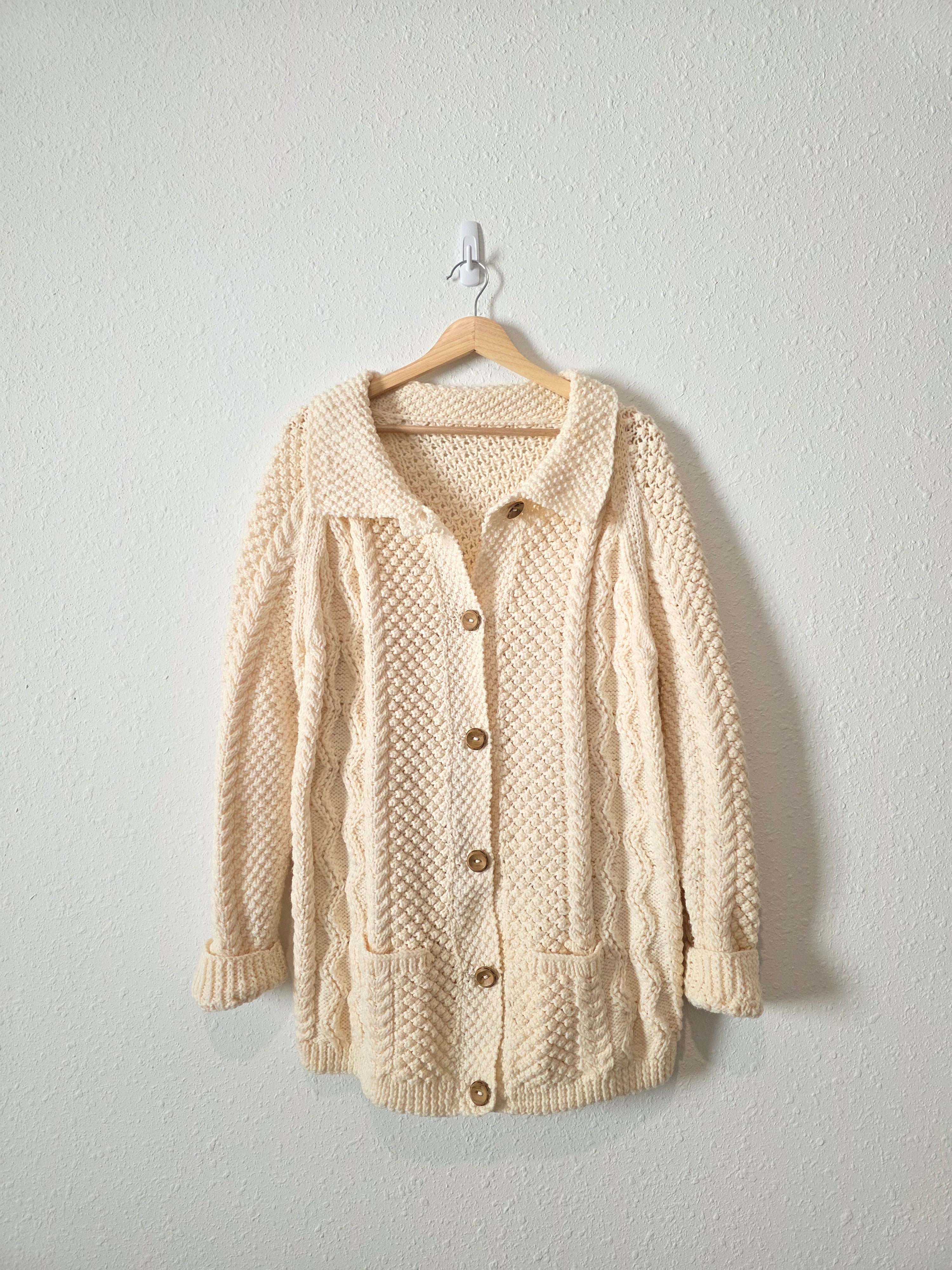 Chunky Fisherman Cardigan Sweater (S-L)