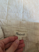 Madewell Ecru Straight Pants (26)