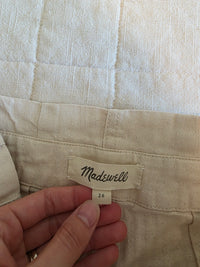 Madewell Ecru Straight Pants (26)