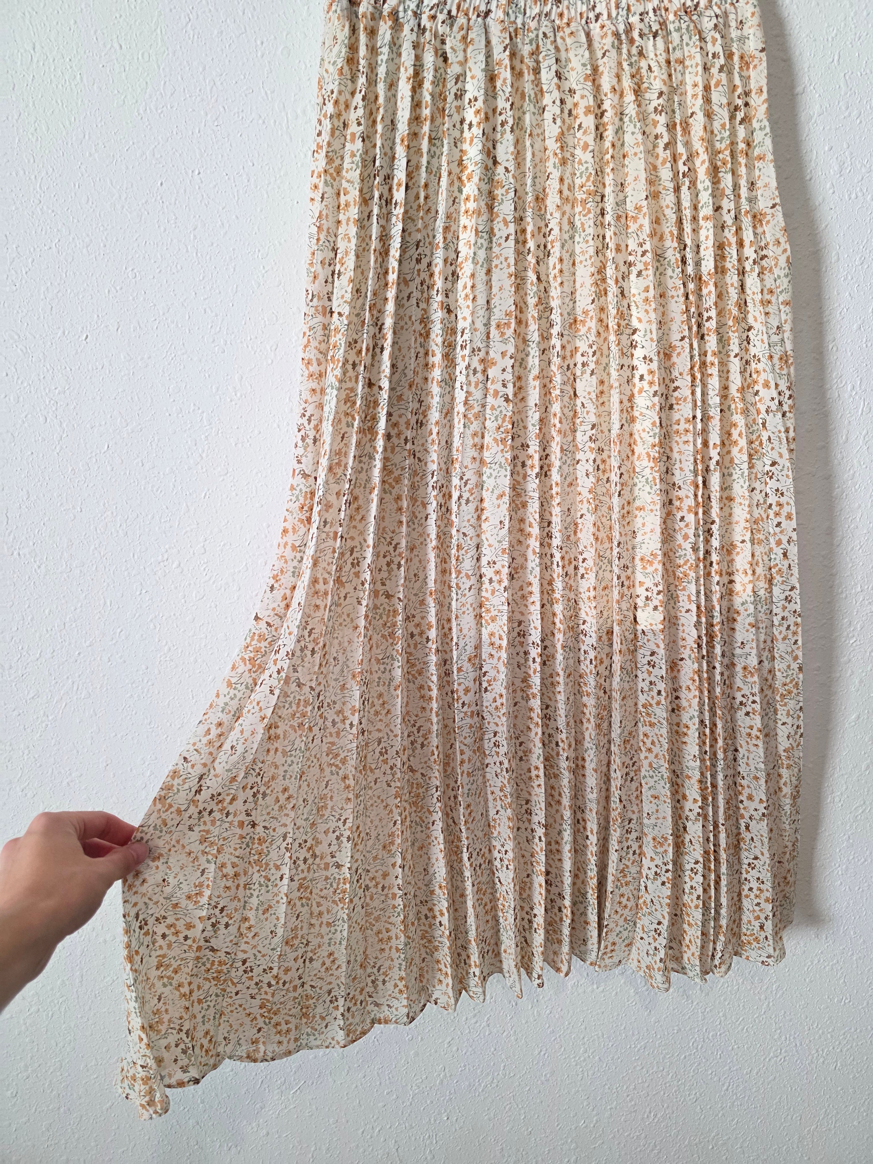 Wishlist Floral Midi Skirt (S)