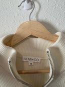 Aemi + Co Striped Quarter Zip (M)