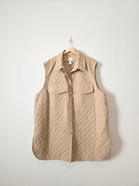 Long Quilted Vest (XXL)