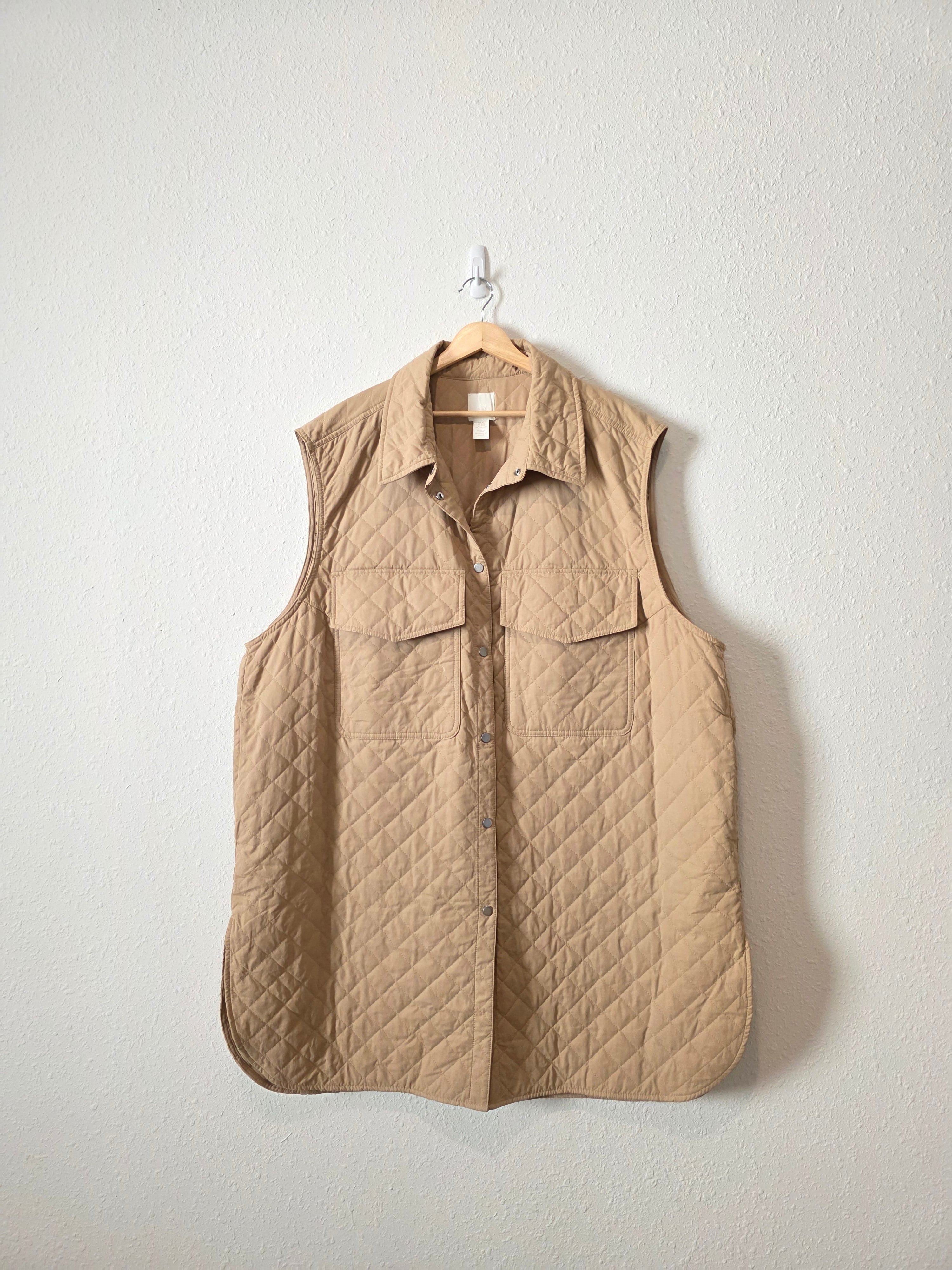 Long Quilted Vest (XXL)